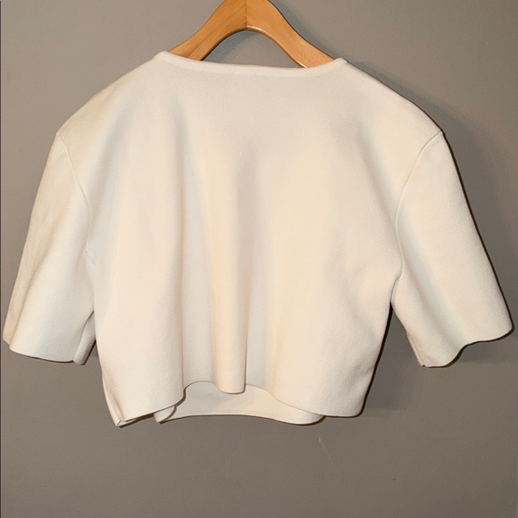 Maeve Short Sleeve Embellished Cropped Cardigan Sweater and Tube top set Size XL - Picture 10 of 14